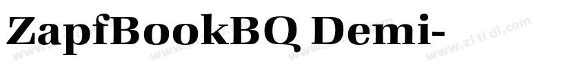 ZapfBookBQ Demi字体转换 ZapfBookBQ Demi字体转换